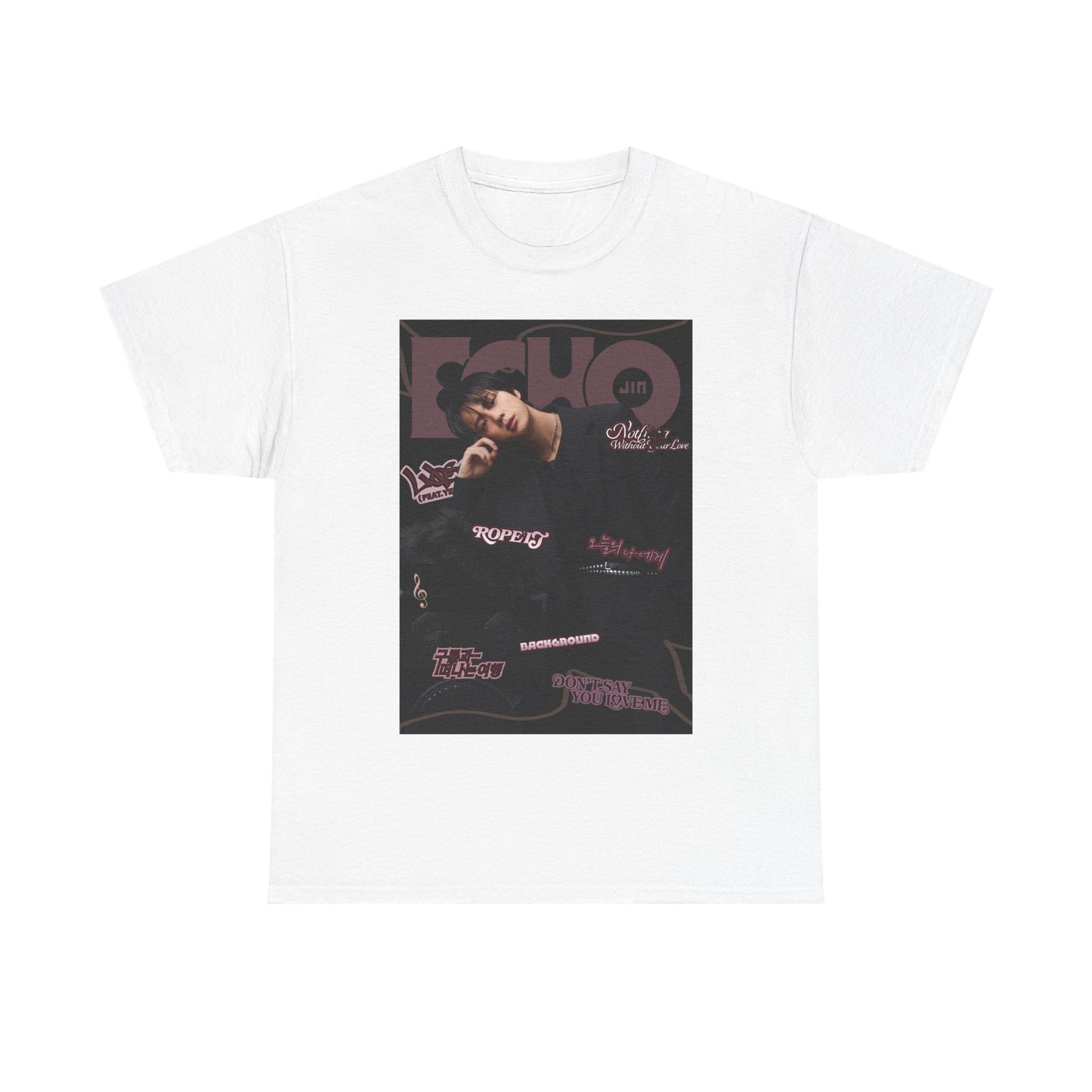 BTS SEOKJIN ECHO Album Inspired Tshirt| Kpop Fan Merch | Army Concert Outfit | Unisex Tees Digital Print