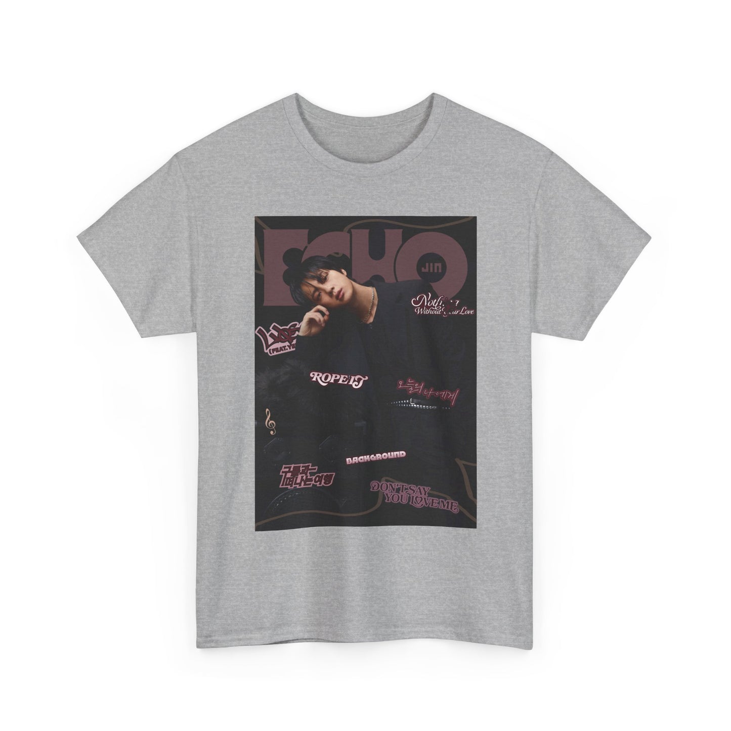 BTS SEOKJIN ECHO Album Inspired Tshirt| Kpop Fan Merch | Army Concert Outfit | Unisex Tees Digital Print