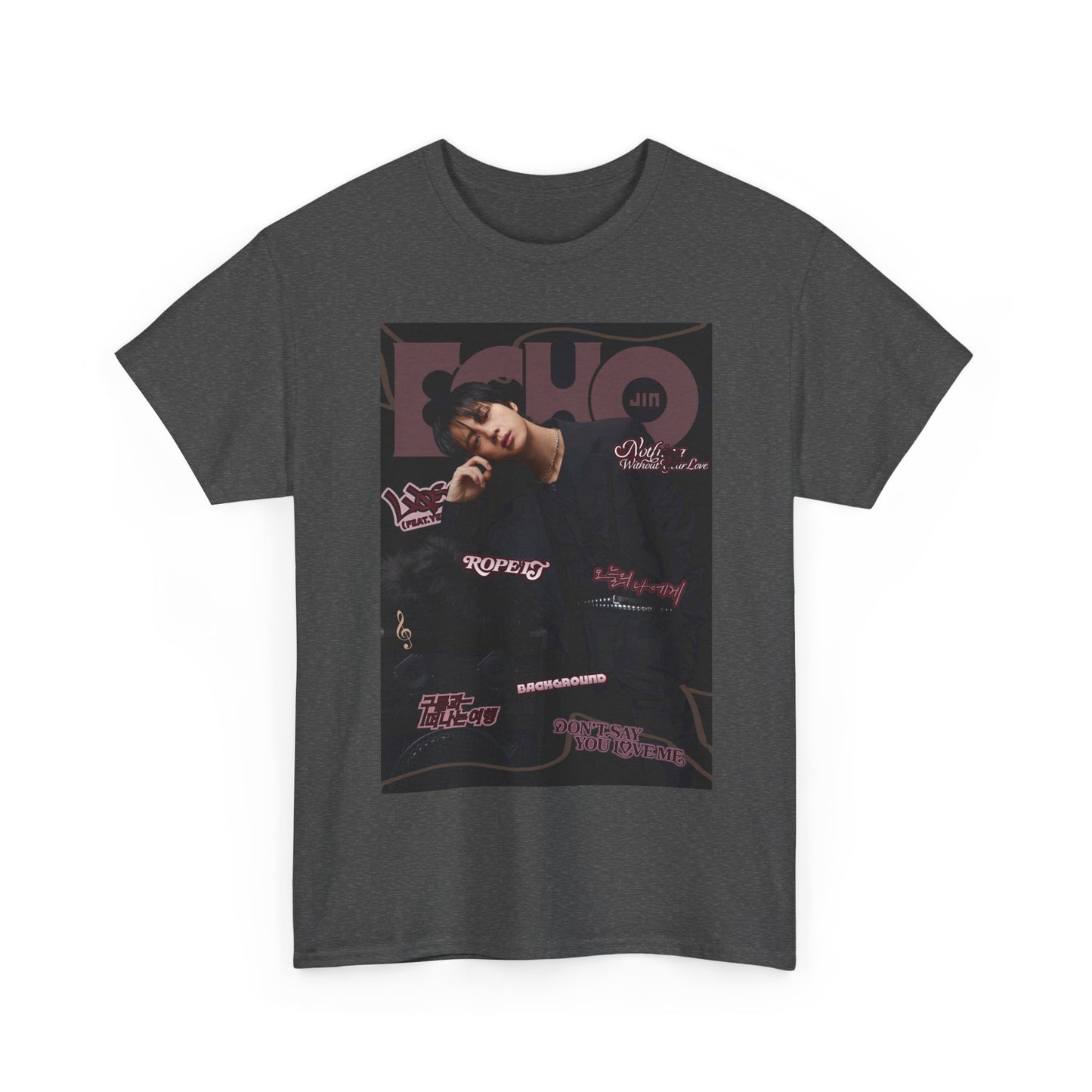 BTS SEOKJIN ECHO Album Inspired Tshirt| Kpop Fan Merch | Army Concert Outfit | Unisex Tees Digital Print
