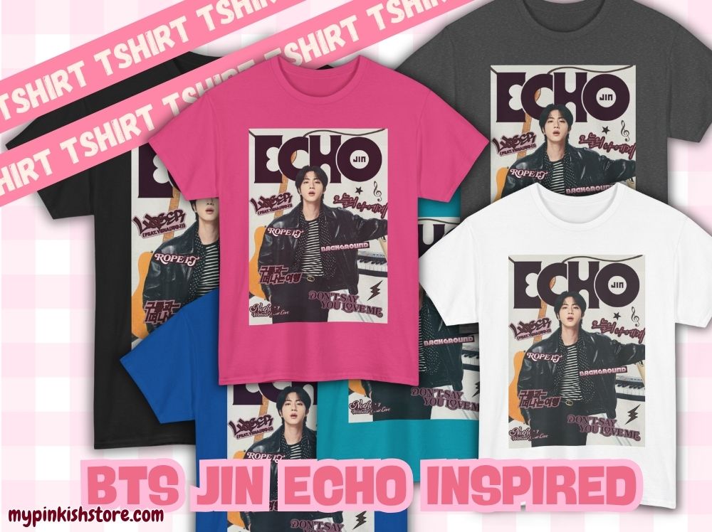 BTS SEOKJIN ECHO Album Inspired Tshirt 2 side | Kpop Fan Merch | Army Concert Outfit | Unisex Tees Digital Print