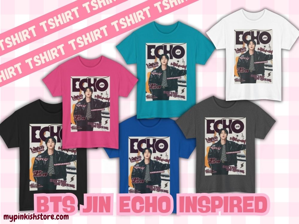 BTS SEOKJIN ECHO Album Inspired Tshirt 2 side | Kpop Fan Merch | Army Concert Outfit | Unisex Tees Digital Print