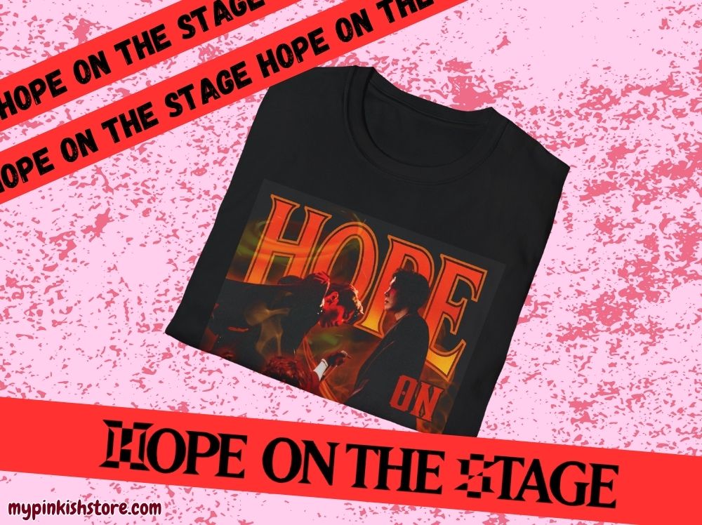 Hope On The Stage Unisex Heavy Cotton Tee for Concert, Army Tee, Clothing