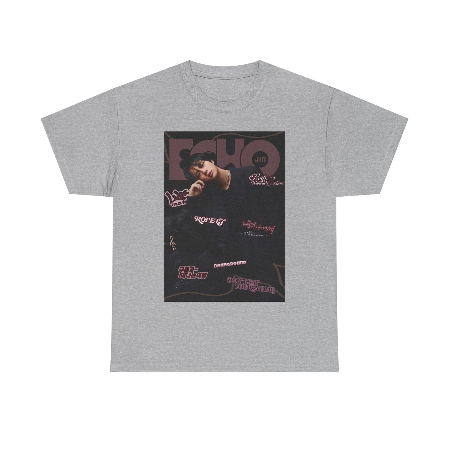 BTS SEOKJIN ECHO Album Inspired Tshirt| Kpop Fan Merch | Army Concert Outfit | Unisex Tees Digital Print