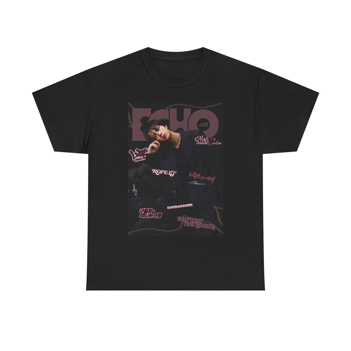 BTS SEOKJIN ECHO Album Inspired Tshirt| Kpop Fan Merch | Army Concert Outfit | Unisex Tees Digital Print