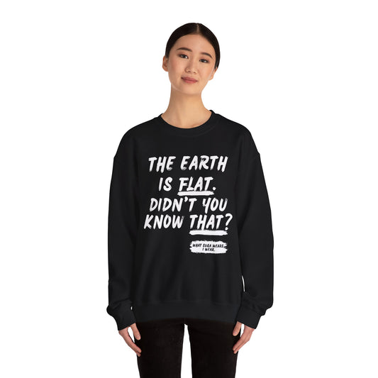 BTS SUGA Flat Earth Crewneck Sweatshirt inspired - Unisex Gift for ARMY KPop Fan, Casual Wear, Unique Trendy Sweatshirt