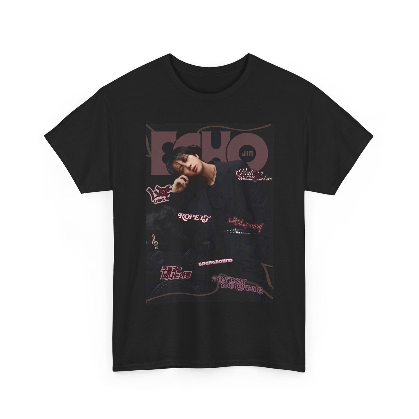 BTS SEOKJIN ECHO Album Inspired Tshirt| Kpop Fan Merch | Army Concert Outfit | Unisex Tees Digital Print