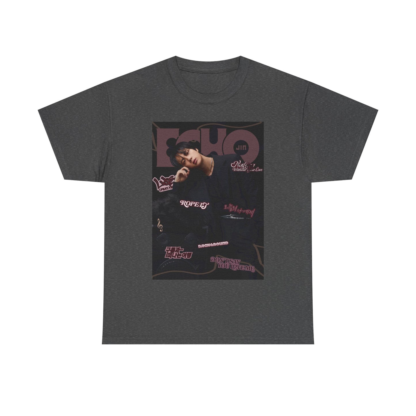 BTS SEOKJIN ECHO Album Inspired Tshirt| Kpop Fan Merch | Army Concert Outfit | Unisex Tees Digital Print