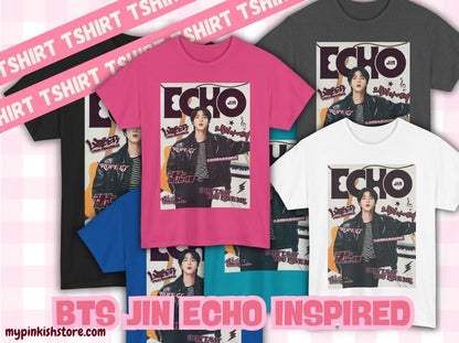 BTS SEOKJIN ECHO Album Inspired Tshirt 2 side | Kpop Fan Merch | Army Concert Outfit | Unisex Tees Digital Print