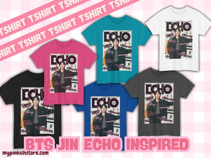 BTS SEOKJIN ECHO Album Inspired Tshirt 2 side | Kpop Fan Merch | Army Concert Outfit | Unisex Tees Digital Print