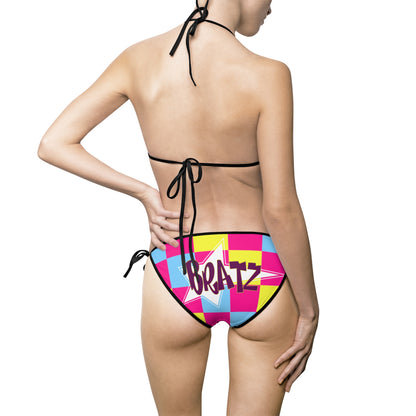 Colorful Bratz Bikini Swimsuit, Summer Swimming, Bali Vibes