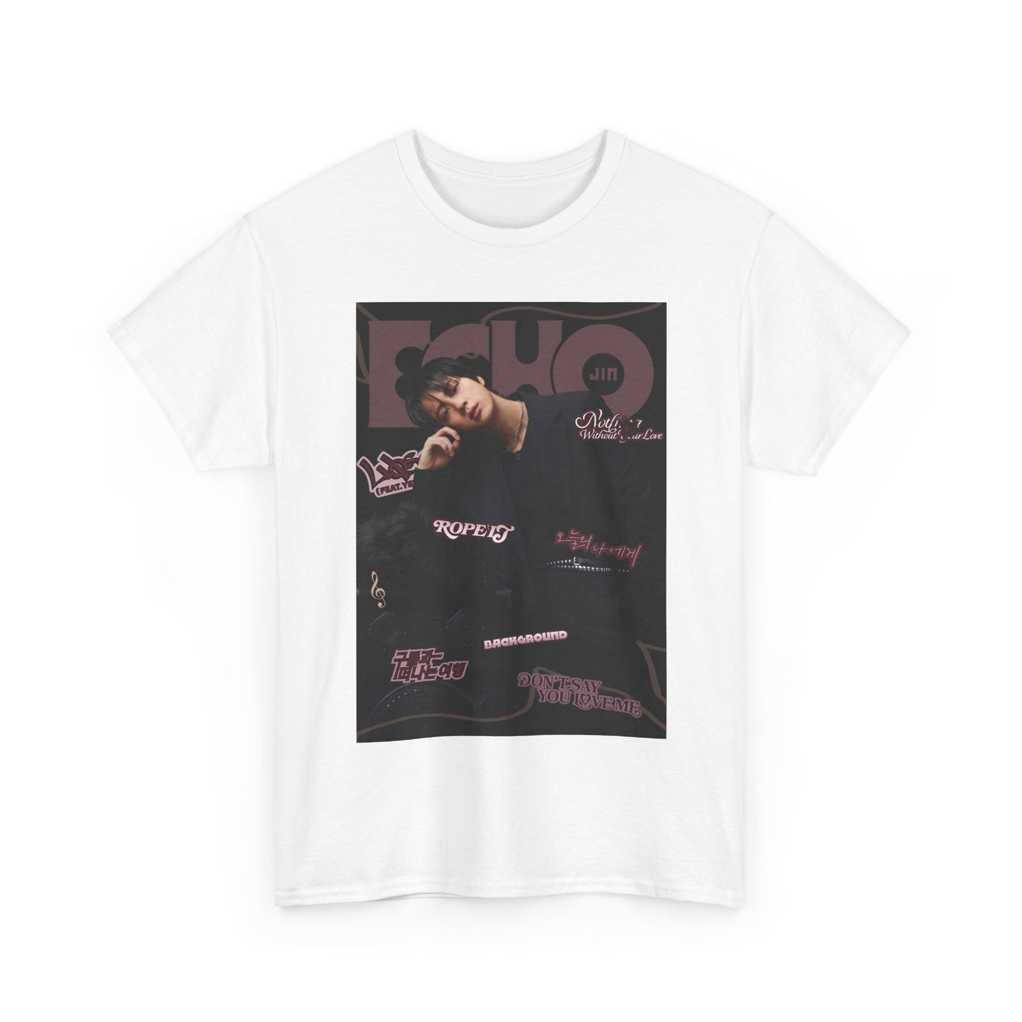 BTS SEOKJIN ECHO Album Inspired Tshirt| Kpop Fan Merch | Army Concert Outfit | Unisex Tees Digital Print